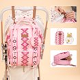 thumbnail image 4 of Wrangler Callie 3-Piece Diaper Bag Backpack Set with Pacifier Case and Bottle Bag, Pink, 4 of 8