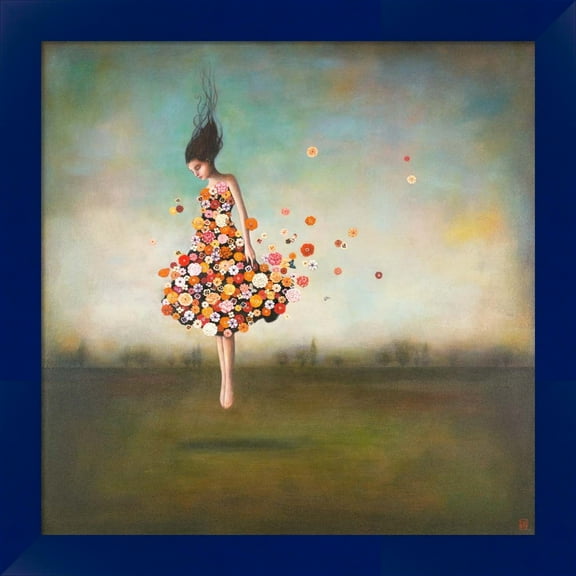 Great Art Now Boundlessness in Bloom by Duy Huynh, Framed Wall Art, 14W x 14H