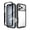 Black, variant on Becova Case for iPhone 18 Pro Max, Clear Hard PC Back & Anti-Slip TPU Bumper, Front Hard Shockproof Bumper Anti-Yellowing Protective case, Darkblue