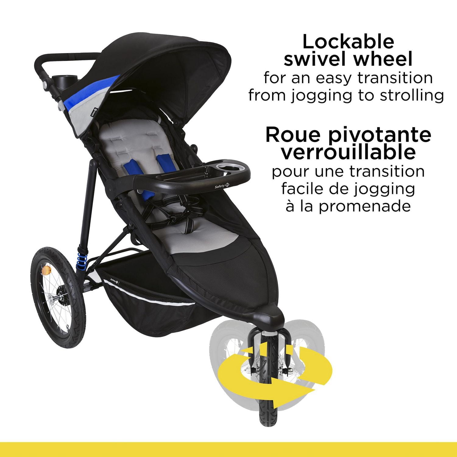 Safety 1st Interval Jogger Travel System - Grey Gravity