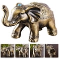 thumbnail image 3 of Cenicero de elefante de metal, resistente al viento, con tapa, antiguo, decorativo, 3 of 7
