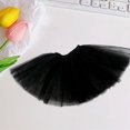 thumbnail image 4 of Falda Hinchada Sunnimix Informal para mujer Debajo del Vestido Pettiskirt negro, 4 of 5