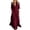 Wine, variant on Gytharion Women's Loose Fit Shirt Dresses Collared Casual Style Versatile Maxi Dresses Long Length Comfortable Stylish Button Down Dresses