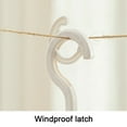 thumbnail image 5 of vnanda Clothing Hanger with Multiple Clips Folding Drying Rack for Small Clothes Multi-functional Space-saving Clothing Hanger with Clips for Bras for Socks, 5 of 8