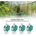 thumbnail image 5 of 4 Piezas Bridas Giratorias 30 M ABS + Correas de Soporte de Plantas de Hierro para Jardinería Organización de Oficina Uso en el Hogar para Fijar Plantas Trepadoras Cable de Computadora Cable, 5 of 5