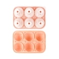 thumbnail image 2 of Baseball Ice Cube Tray with 6 Ball Compartments for Cocktails Soda and Summer Drinks Reusable Plastic Kitchen Freezer Mold, 2 of 6