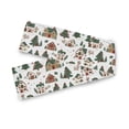 thumbnail image 7 of Yayeee Table Runner 90 inches Long Home Kitchen Dinning Party Decoration, Brown Christmas House, 7 of 7