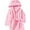 Light Pink, variant on Toddler Girl Pajamas And Boys Hooded Robe Thickened Sleepwear and Bathrobe for Kids Suitable for Autumn and Winter Cozy for Ages 1 to 8 White 2-3 Years