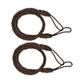 thumbnail image 3 of Paquete De 2 Amarres De Cuerda De Cortina De Ventana Cordón Tejido Decorativo Conveniente Respaldo De Lazo De Cortina marrón BLESIY Sujeciones de la cortina, 3 of 5