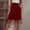 08-Wine, variant on Women's Tie Waist Casual Skirt with Pockets, Ruffle Elastic Waist Solid A-Line Midi Skirt, Summer Casual Work Daily Skirt for Women 04-Navy M