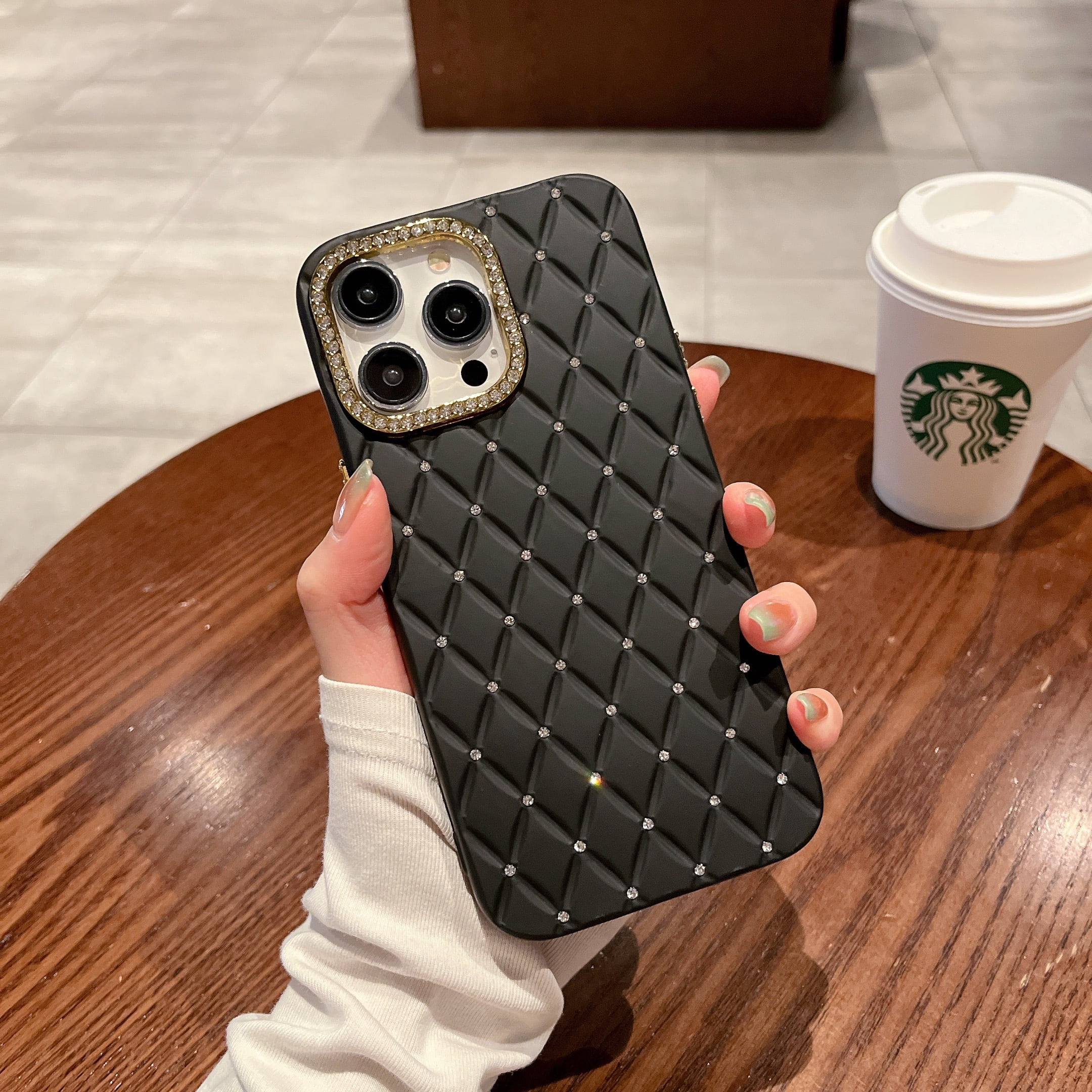 Luolnh Gold Glitter Sparkle Case Compatible With IPhone 14 Pro Max Case Marble Design Shockproof Slim Soft Silicone TPU Bumper Cover Phone Case For IPhone 14 Pro Max 6.7 Inch 2022(Dream - View #4