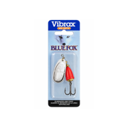 Blue Fox Classic Vibrax Size 5 7/16oz Silver/Flo Red