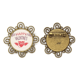 thumbnail image 1 of Feliz dia de San Valentin corazon diablo alas Broche de flores, regalo de joyería para mujeres y niñas Unbranded M, 1 of 3