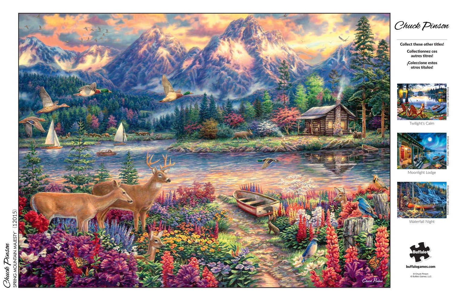 Buffalo Games Chuck Pinson - Spring Mountain Majesty 1000 Jigsaw - Walmart.com