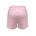 thumbnail image 6 of BLTIBY Womens Shorts Casual Summer Elastic Waist Drawstring Comfy Casual Fashion Loose Wide Leg Beach Shorts Lightweight Short Pants with Pockets 2024 Pink XL, 6 of 7