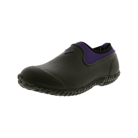 Muck Boot Company Women's Muckster Ii Low Black / Purple Ankle-High Rubber Rain Shoe -