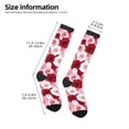 thumbnail image 5 of Bingfone Compression Socks For Women And Men Long Socks For Running Athletic Cycling Nurse-Rose, 5 of 9