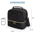 thumbnail image 3 of Bolsa Térmica TOURIT de Doble Piso Aislada 10.6L para Mujeres y Hombres, 3 of 7