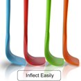 thumbnail image 5 of Espátulas de silicona, utensilios de silicona, resistentes al calor, antiadherentes, no tóxicos, sin BPA, herramienta para hornear repostería, juego de 4 (naranja+azul+rojo+verde) ER, 5 of 5
