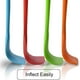 thumbnail image 5 of Espátulas de silicona BRILLAR Juego de 4 Naranja Azul Rojo Verde, 5 of 5