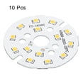 thumbnail image 3 of Uxcell 7W 120lm 3000-3200K 48mm 21-24VDC COB LED Light Chip Beads Energy Saving Bulb Warm White 10 Pack, 3 of 5