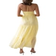 thumbnail image 4 of Robe Longue Y2k pour Femmes Bretelles Spaghetti Col en V Robe Maxi Dos Nu Vacances Anniversaire Plage Robe d'Été, 4 of 9