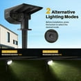thumbnail image 6 of LITOM 12 LED Solar Lights Upgraded, IP67 Waterproof Solar Landscape Lights Outdoor with 2 Lighting Modes, 2-in-1 Adjustable Solar Landscape Spotlight,pack of 1, 6 of 9