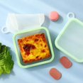 thumbnail image 4 of Caja de sándwich reutilizable para todos, contenedores de sándwich de plástico ecológicos, tapa sellada a prueba de fugas que mantiene la comida fresca, fácil de limpiar y apta para lavavajillas,, 4 of 7