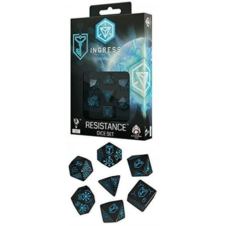 Ingress Dice Set: Resistance Board Game (8 (Best 2 Player Board Games Dice Tower)
