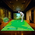 thumbnail image 5 of YUNIC 16 ft× 8 ft US Map Style Golf Putting Green, Golf Professional Indoor Outdoor Practice Mat for Home, Office, Garage & Backyard Training, 5 of 7