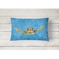 thumbnail image 2 of Carolines Treasures 8653PW1216 Turtle Coussin Décoratif en Tissu Intérieur & Extérieur, 2 of 3