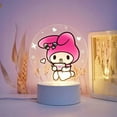 thumbnail image 4 of Cinnamoroll Night Light Sanrio Hello Kitty Little Twin Stars Anime Figure Creativity Bedside Ambient Light Desk Lamp Girl Gift, 4 of 29