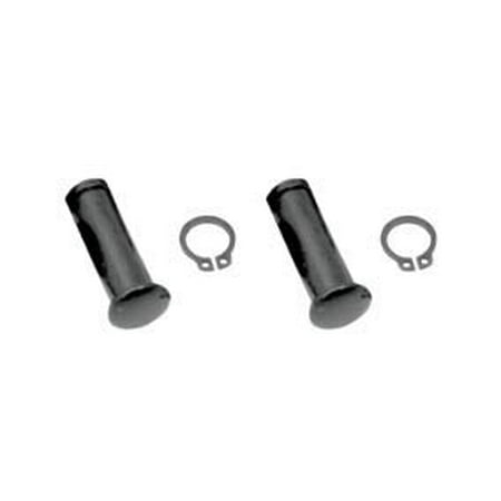 Sportster Cycle - Orange Cycle Parts Black Pivot Pin/Clip Kit 2-Pack Replaces OEM 11143 and 45032-82 for Harley 1999 - 2017 Big Twin, 1996 - 2003 XL Sportster Models