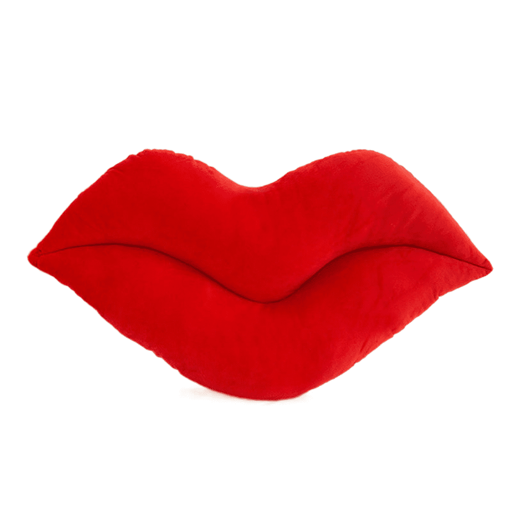 Lip Shape Throw Pillows 3D Lips Plush Toy Decorative Reversible Pillow