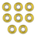 thumbnail image 2 of 16 Piezas 608RS Abec 9 Rodamiento de monopatín shamjiam 8x22x7mm para rodillo Longboard amarillo, 2 of 9