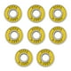 thumbnail image 1 of Rodamientos de skateboard shamjiam 8 piezas 608-RS 8x22x7mm Amarillo, 1 of 9