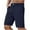 Navy, variant on Yievot Golf Shorts for Men 7 Inch Inseam Waffle Knit Flat Front Dress Shorts for Hiking Travel Casual