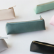 thumbnail image 5 of Bolsa de maquillaje, lápiz, papelería, bolsa, estuche/piel sintética, pequeña bolsa para lápices, bolsa de papelería para estudiantes, bolsa con cremallera, color verde, 5 of 5