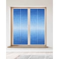 thumbnail image 2 of Window Privacy Film Blue Gradient Stained Glass Window Film Decorative Sun Block Window Cover Modern Minimalism Ombre Abstract Art Window Clings Static Adhesive Sticker for Bathroom 23.6"x59", 2 of 7
