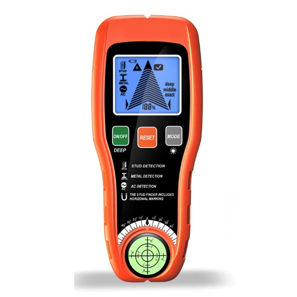 7-in-1 Handheld Wall Finder: Easily Find Studs, Wires and Metal