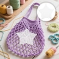 thumbnail image 3 of Juego de 10 láminas de malla de plástico para coser, hacer bolsas y manualidades., 3 of 8