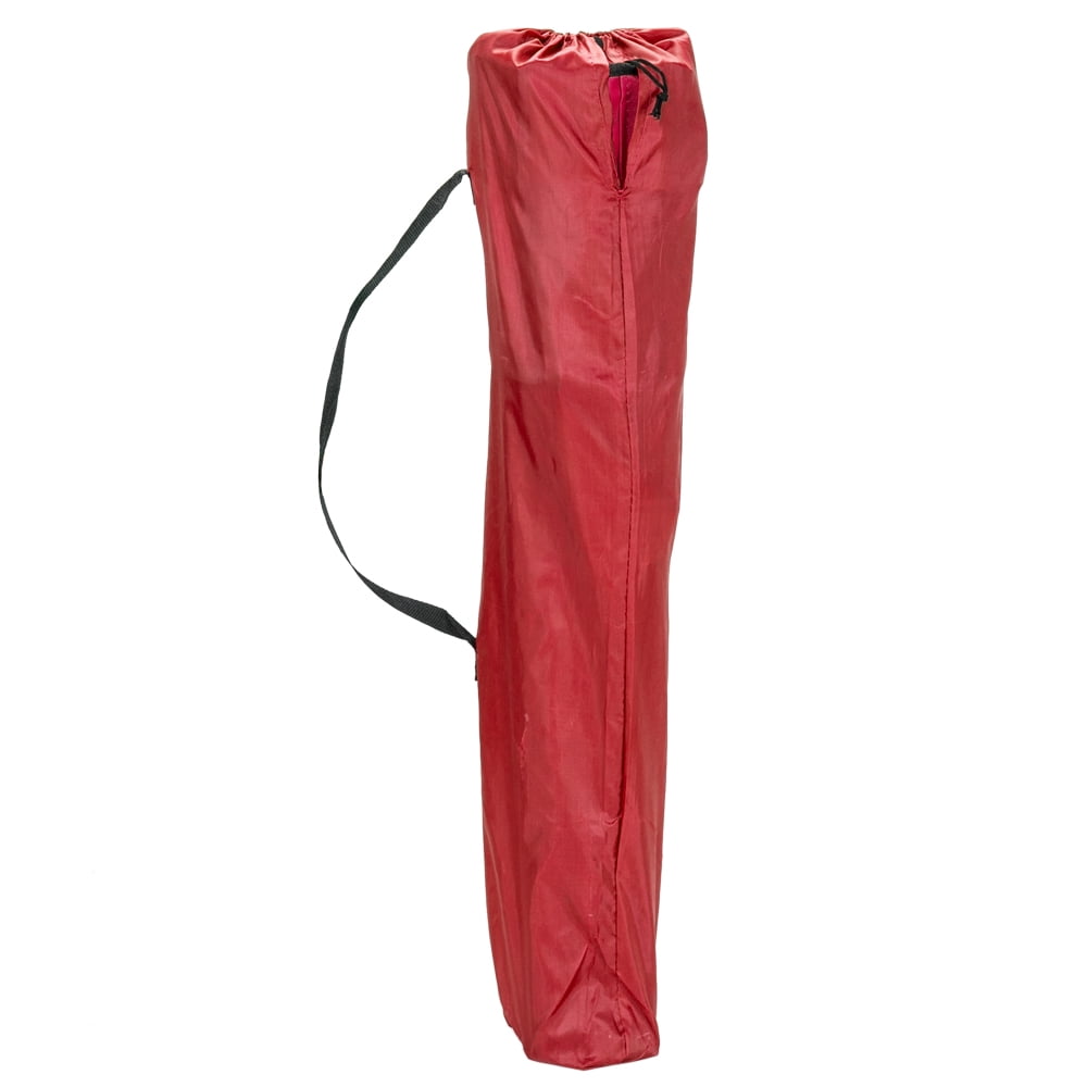 Red Foldable Small Camp Chair, Iron Pipe & Oxford Cloth, Portable for Camping,Fishing