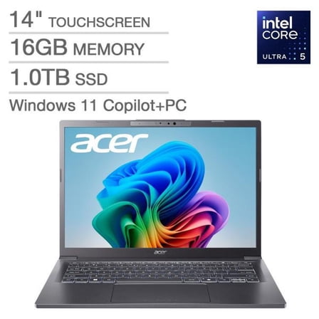 Restored  Acer Aspire 14" WUXGA Intel Core Ultra 5 16GB 1TB ARC NX.JDJAA.001 (Refurbished)