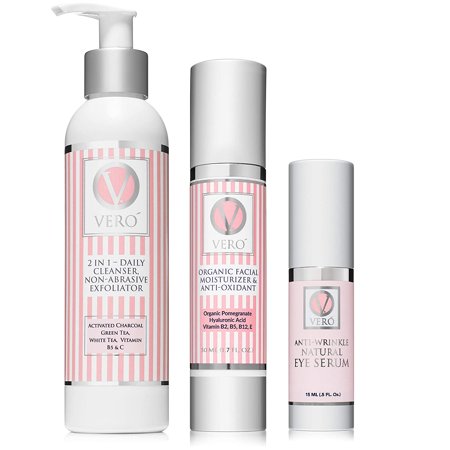 V.VERO's Deluxe Skincare Trio Kit - Made with Organic Ingredients
