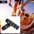 thumbnail image 2 of Motoforti 1 Pair Axle Rear Foot Pegs Aluminum Alloy for BMX MTB Bike Bicycle 3/8" Axles Black, 2 of 7