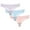 c02Pink, variant on LNWUY 3PC Women's Solid Color Seamless Breathable Thong Low Waisted Underwear Women's Comfortable Briefs Panty Blue S