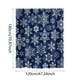 thumbnail image 2 of Cortina de ducha de poliéster con estampado navideño de copos de nieve de invierno para baño., 2 of 3