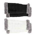 thumbnail image 1 of Winter Arm Warmers Warm Fingerless Gloves Hand Crochet, 1 of 5