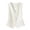 White, variant on Women's Slim Fit Sleeveless Vest Cardigan with Buttons – Lightweight Layering Crop Top for Casual Wear, Office Outfits & Spring Summer – Solid Color Button-Down Vest