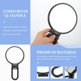thumbnail image 6 of Portable Makeup Mirror High Definition Sturdy Comfortable Handle Handheld Cosmetic Mirror, 6 of 6